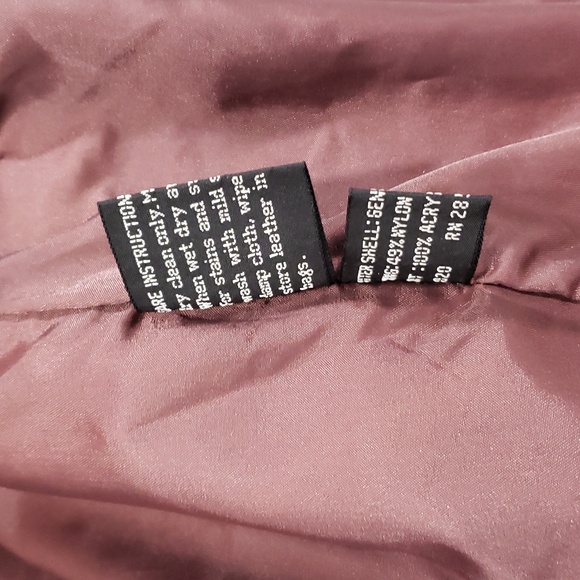 Vintage Members Only Leather Jacket Size 44 - Picture 9 of 11